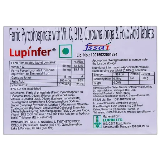 lupinfer tablet 10's